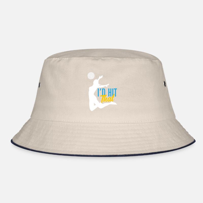 Lustiges Volleyball Geschenk Bucket Hat