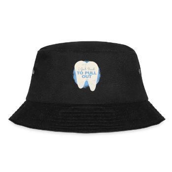 Tooth Fairy Humorous Spell Art - Bucket Hat - black - Front - Lela (165cm)