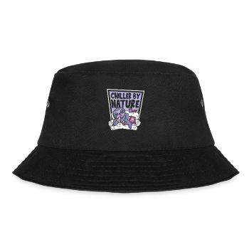 Chiller Von Natur aus Braunkehlige Pilosa folivora - Bucket Hat - Schwarz - Vorne - Lela (165cm)