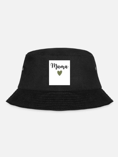 Mama-Shirt - Bucket Hat - Schwarz