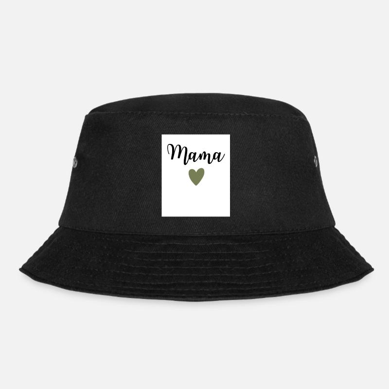 Mama-Shirt - Bucket Hat - Schwarz