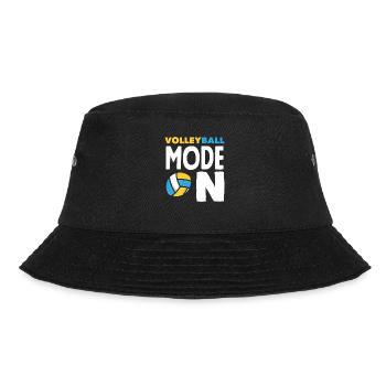 Lustiges Volleyball Geschenk - Bucket Hat - Schwarz - Vorne - Lela (165cm)