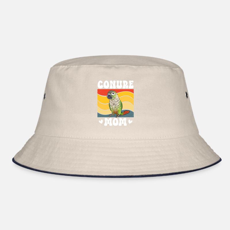 Molinasittich Papagei Vogel Sittich Bucket Hat