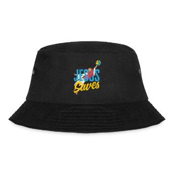 Lustiges Volleyball Geschenk - Bucket Hat - Schwarz - Vorne - Lela (165cm)