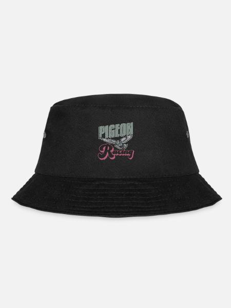Homing Pigeon Racing Bird Watching Pigeon Breeder - Bucket Hat - Schwarz