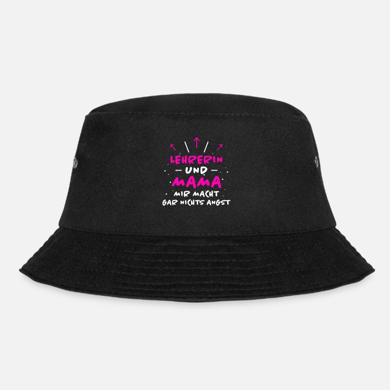 Lehrerin Spruch Lehrer Lustiges Lehrerin Geschenk - Bucket Hat - Schwarz