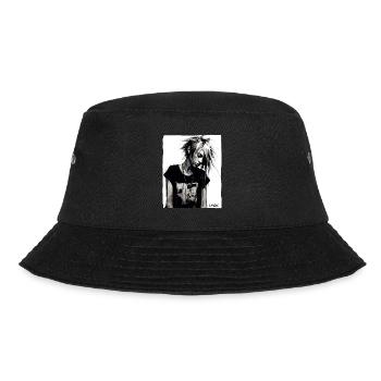 Punk Girl - Bucket Hat - black - Front - Lela (165cm)