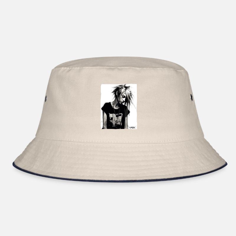 Punk Mädchen Bucket Hat