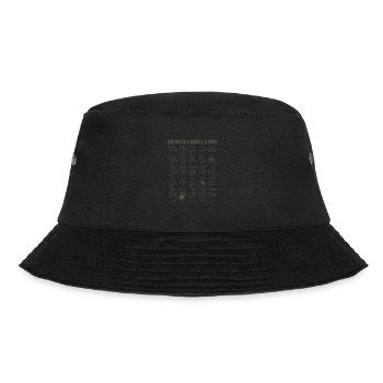 Wellensittich Vogel Haustier Sittich Geschenk - Bucket Hat - Schwarz - Vorne - Lela (165cm)