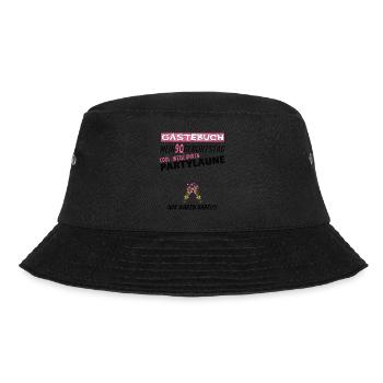 90th Birthday Man and Woman Guestbook - Bucket Hat - black - Front - Lela (165cm)