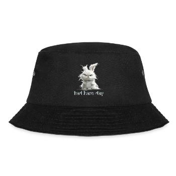 Lustige Wortspiel Bad Hare day lustiger Hase - Bucket Hat - Schwarz - Vorne - Lela (165cm)