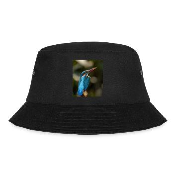 Kingfisher Bird - Bucket Hat - black - Front - Lela (165cm)