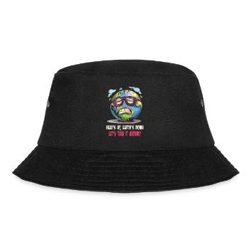 Heats Up Earths Down Lets Turn It Around - Bucket Hat - black - Front - Lela (165cm)