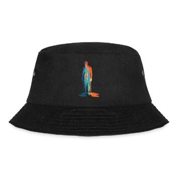 Explosion of color Modern Silhouette - Bucket Hat - black - Front - Lela (165cm)