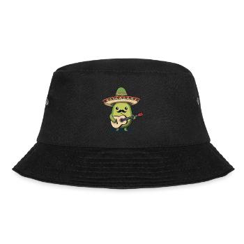 Avocado Mariachi Mexico Guitar Fiesta - Bucket Hat - black - Front - Lela (165cm)