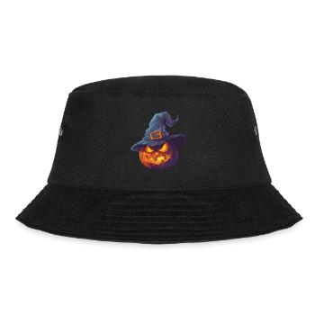 Citrouille effrayante avec chapeau de sorcière - Bob - noir - Devant - Lela (165cm)
