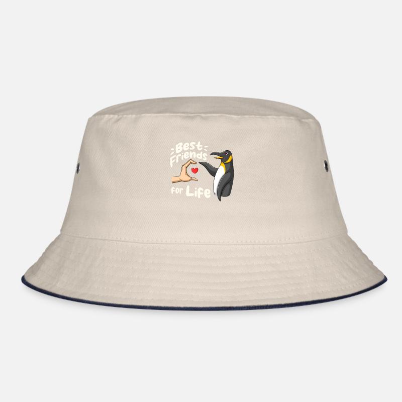 Penguin Lover Friend Penguins Bucket Hat