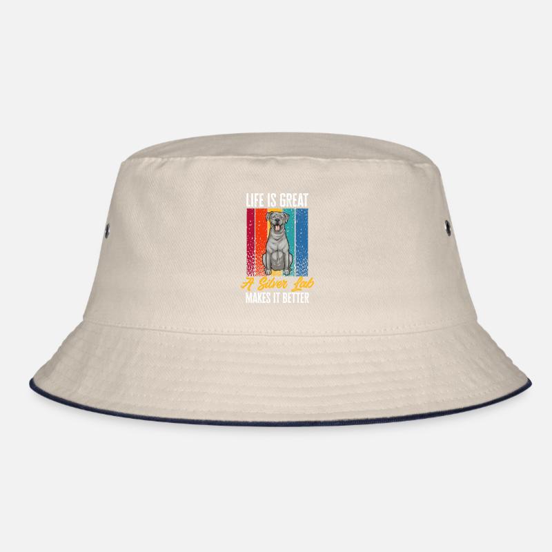 Silberner Labrador Retriever Silberner Lab Bucket Hat