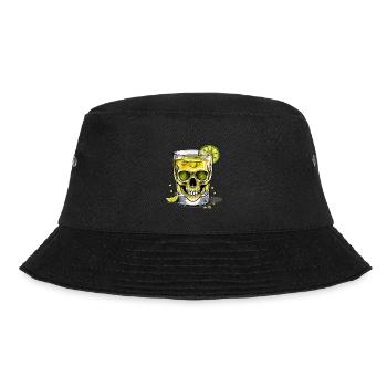 Iconic Mexico Drink Tequila Skull Design - Bucket Hat - black - Front - Lela (165cm)