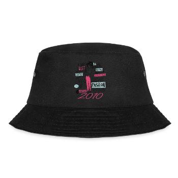 Jahrgang 2010 Geburtstagsgeschenk 2010 Tochter 2010 - Bucket Hat - Schwarz - Vorne - Lela (165cm)