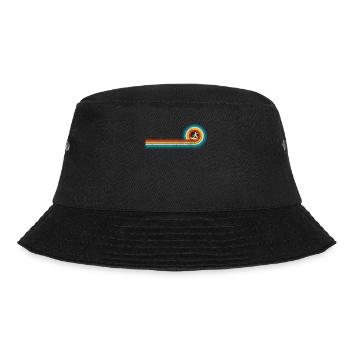 Surfing Vintage Surfer Gift - Bucket Hat - black - Front - Lela (165cm)