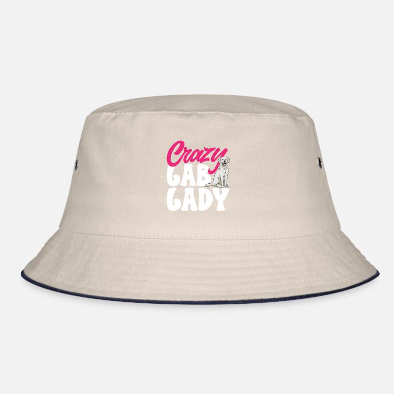 Weißer Labrador Retriever Weißer Lab Bucket Hat