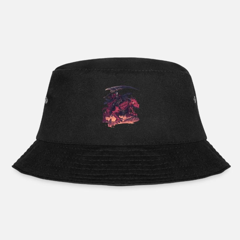 Drache Halloween Drache Kinder - Bucket Hat - Schwarz