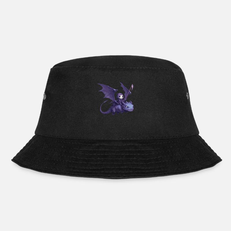 Drache Halloween Drache Kinder - Bucket Hat - Schwarz