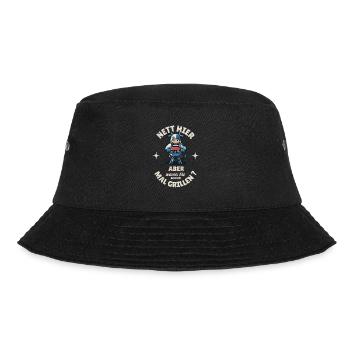Nett Hier Aber Waren Sie Schon Mal Grillen - Bucket Hat - Schwarz - Vorne - Lela (165cm)