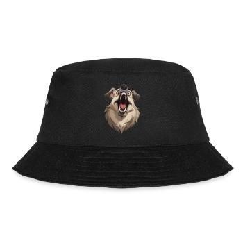 Kangal | Shepherd Dog | Cartoon Artwork - Bucket Hat - Schwarz - Vorne - Lela (165cm)