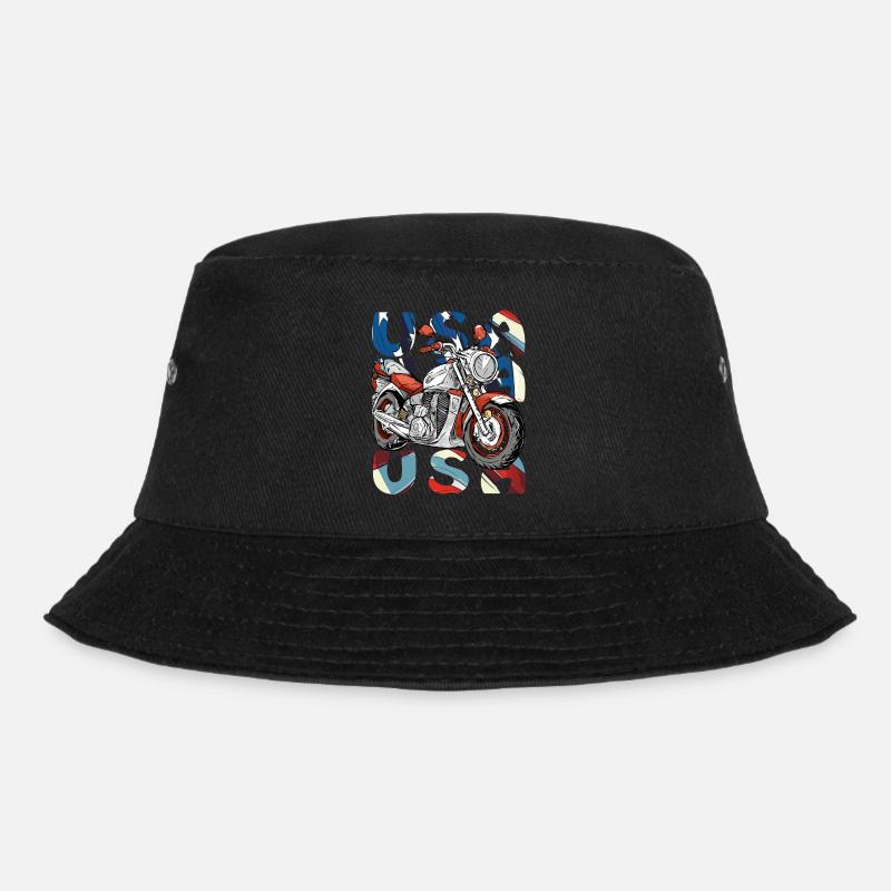 MOTORRAD USA - Bucket Hat - Schwarz