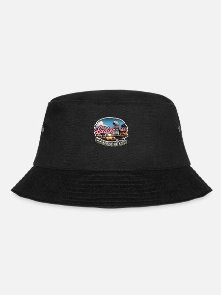 African Grey Real Ladies Only Need Ornithologist - Bucket Hat - Schwarz