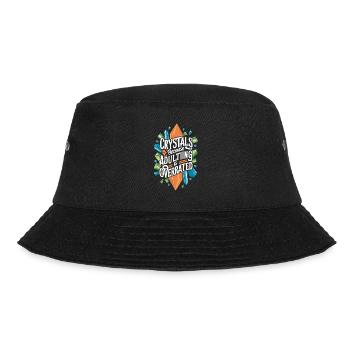 Crystal Healing Crytal Crystals and Stones - Bucket Hat - black - Front - Lela (165cm)