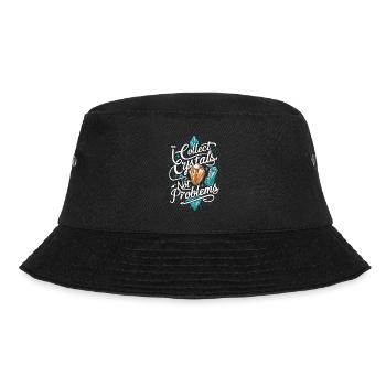 Crystal Healing Crytal Crystals and Stones - Bucket Hat - black - Front - Lela (165cm)
