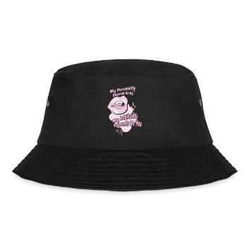 My personality depends on my attitude - Bucket Hat - black - Front - Lela (165cm)