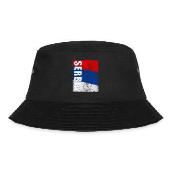 Serbien Orthodox Balkan Christentum Belgrad - Bucket Hat - Schwarz - Vorne - Lela (165cm)