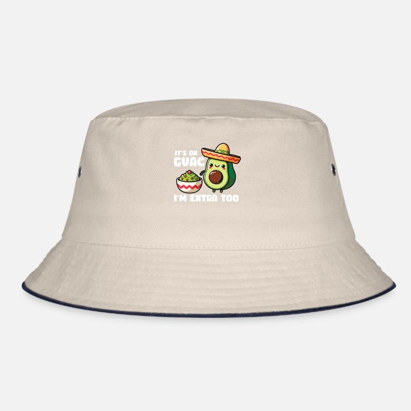 Avocado Guacamole Vegan Geschenk Bucket Hat