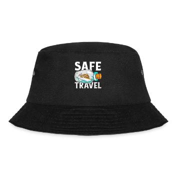 Sicheres Reisen Kreuzfahrtschiff Kreuzfahrt Crew Kreuzfahrt - Bucket Hat - Schwarz - Vorne - Lela (165cm)