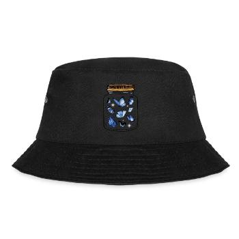 Butterflies Insects Zoology Insect - Bucket Hat - black - Front - Lela (165cm)
