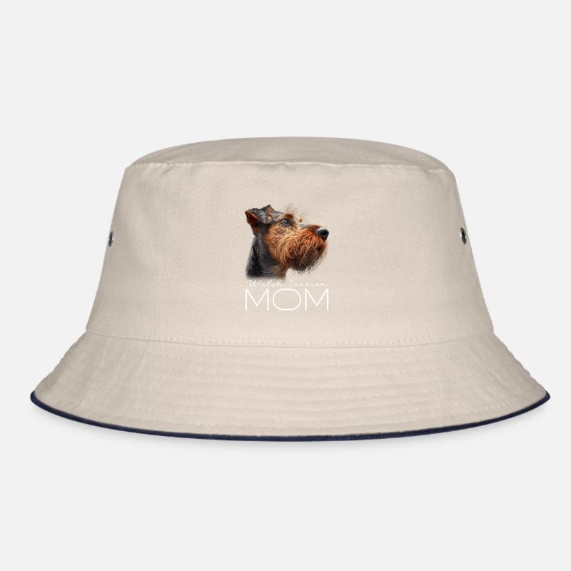 Welsh Terrier Mom Bucket Hat