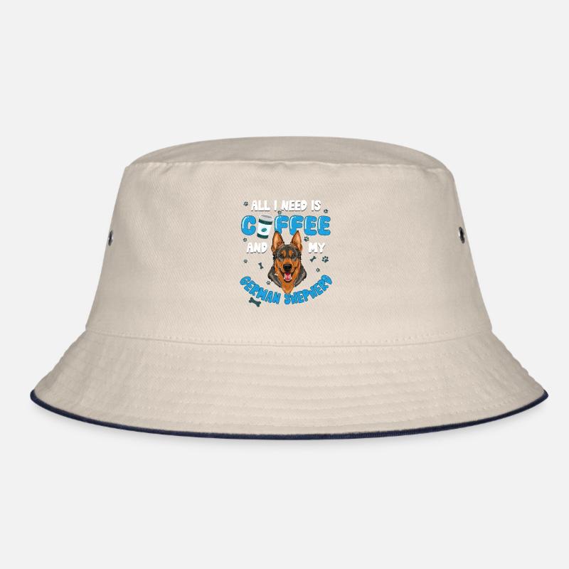 Dog owners ALL I NEED IS COFFEE AND MY GERMAN Bucket Hat