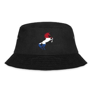 T-Shirt Licorne Drapeau Pays-Bas Licorne Magique - Bob - noir - Devant - Lela (165cm)