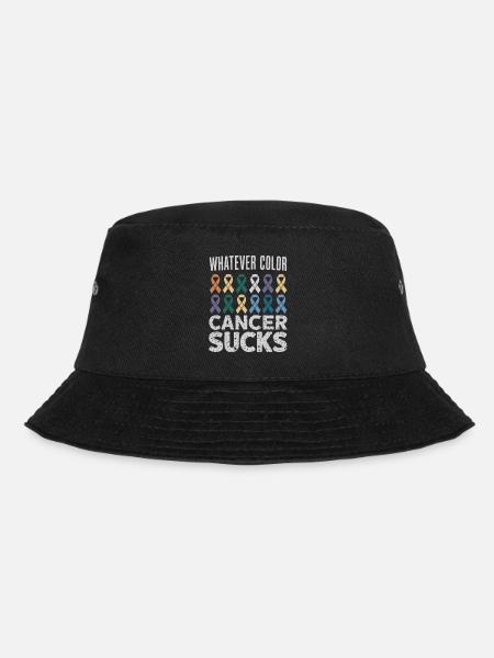 Krebs Saugt Krebsbewusstsein Krebskrieger - Bucket Hat - Schwarz