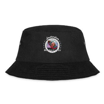 Niederlande Souvenir Holzschuhe Holländer Reise - Bucket Hat - Schwarz - Vorne - Lela (165cm)