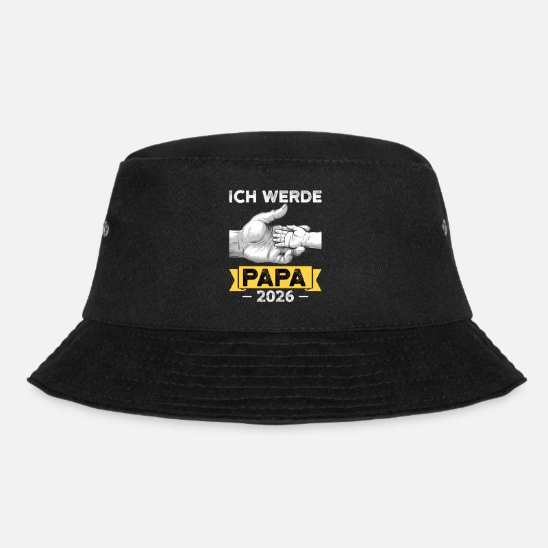 Ich werde Papa 2026 - Bucket Hat - Schwarz