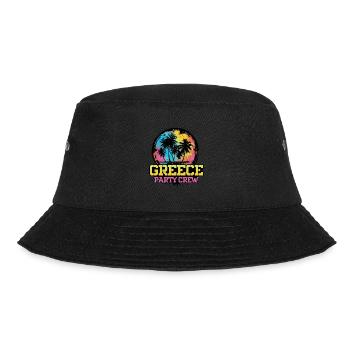 Greece Party Crew Team - Bucket Hat - black - Front - Lela (165cm)