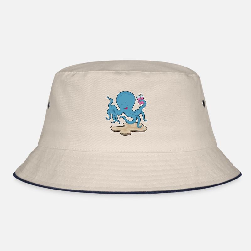 Krake Saft Bucket Hat