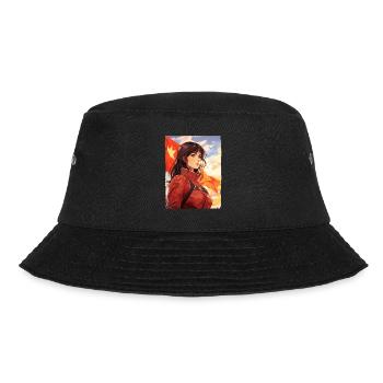 Beauty Propaganda: Socialist Girls - Bucket Hat - black - Front - Lela (165cm)