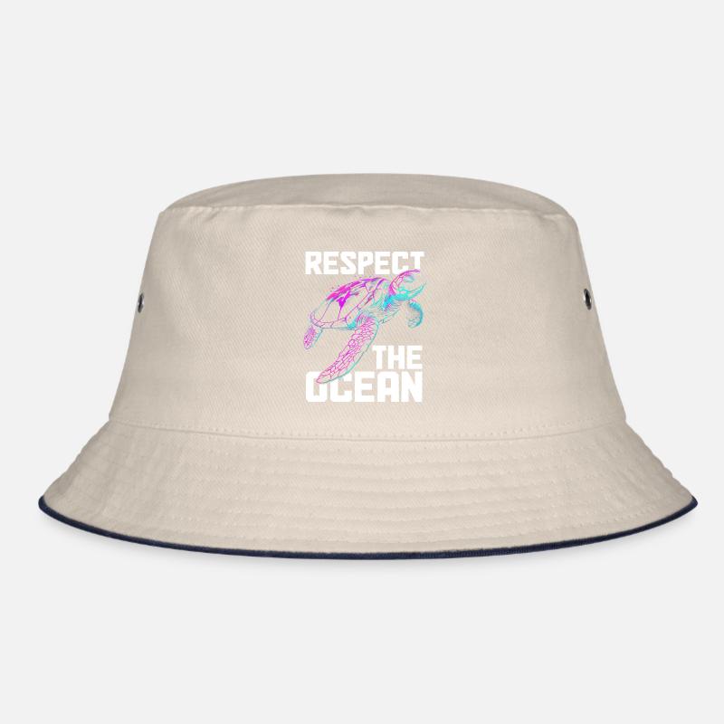 Turtle Surfing Diving Diver Bucket Hat