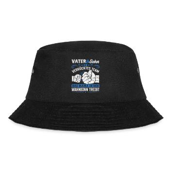 Father & Son Strong & Hilarious Together - Bucket Hat - black - Front - Lela (165cm)